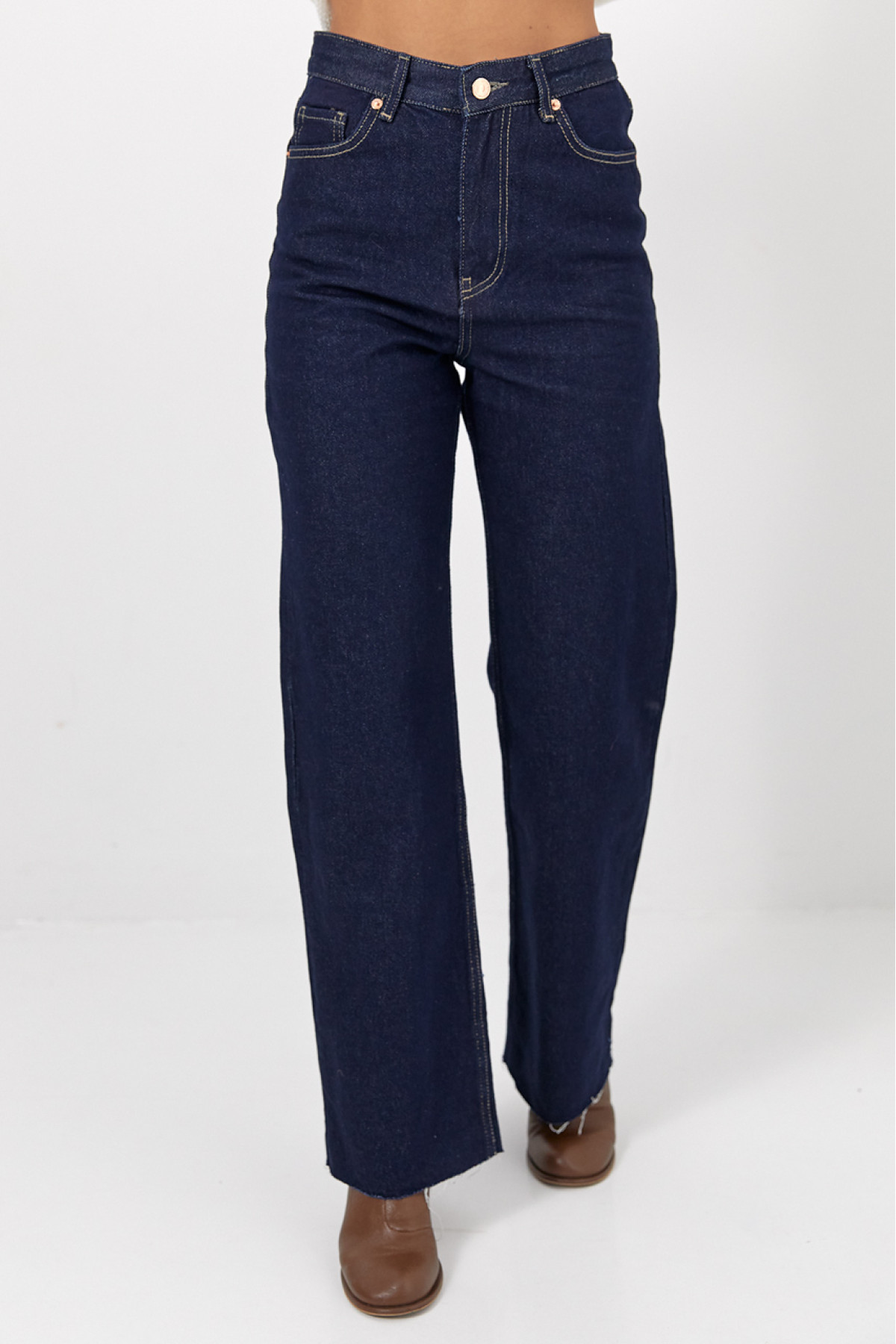 Жіночі жіночі джинси Zara Wide Leg  темносиній колір