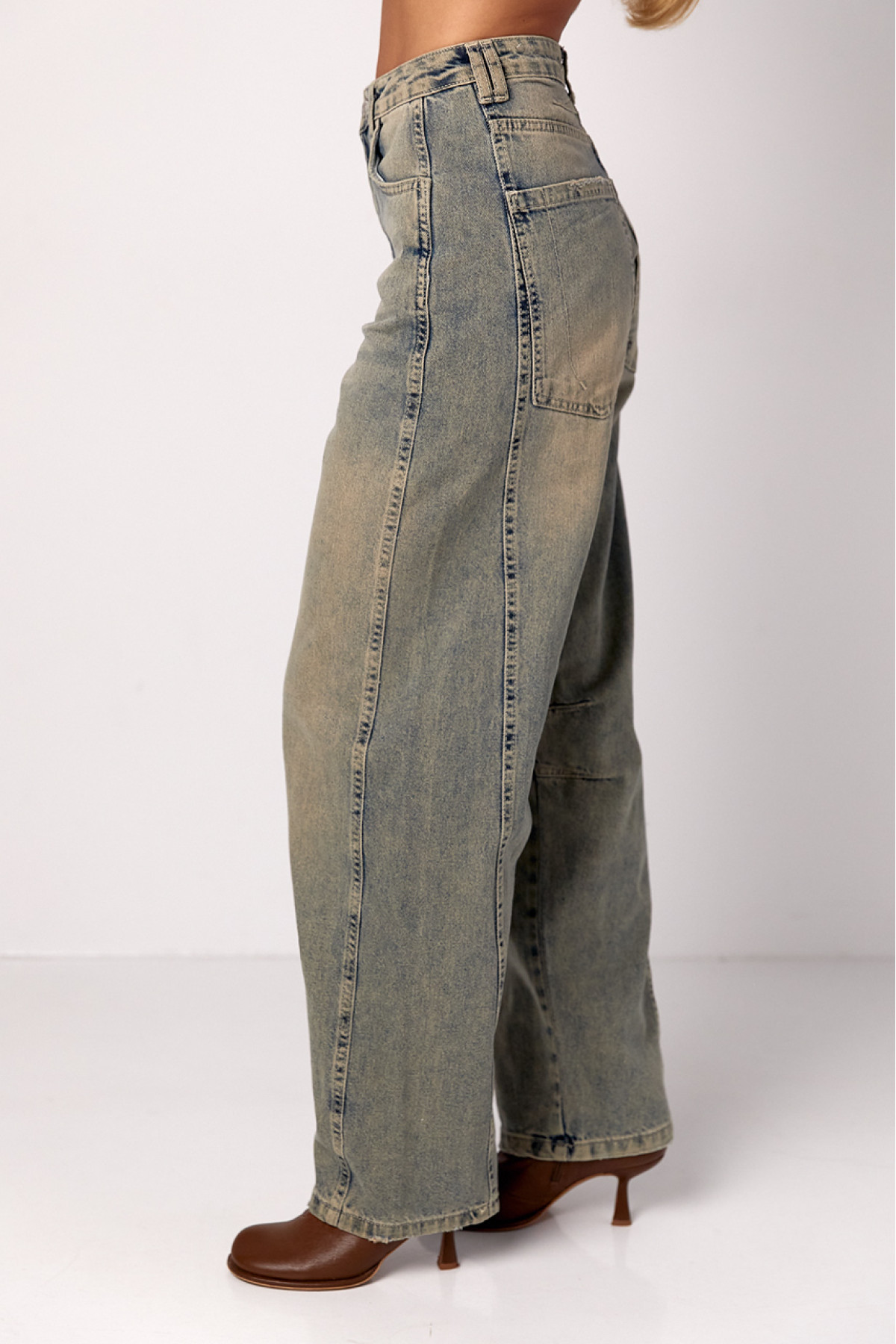 Жіночі жіночі джинси Baggy Fit  джинс колір