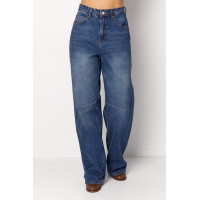 Жіночі жіночі джинси Skater з високою посадкою  синій колір