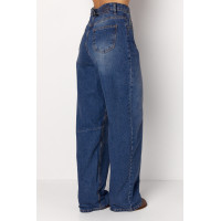 Жіночі жіночі джинси Skater з високою посадкою  синій колір