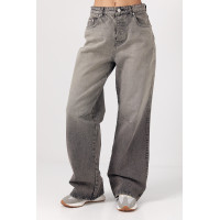 Жіночі широкі прямі жіночі джинси Skater  чорний колір