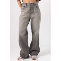 Жіночі широкі прямі жіночі джинси Skater  чорний колір