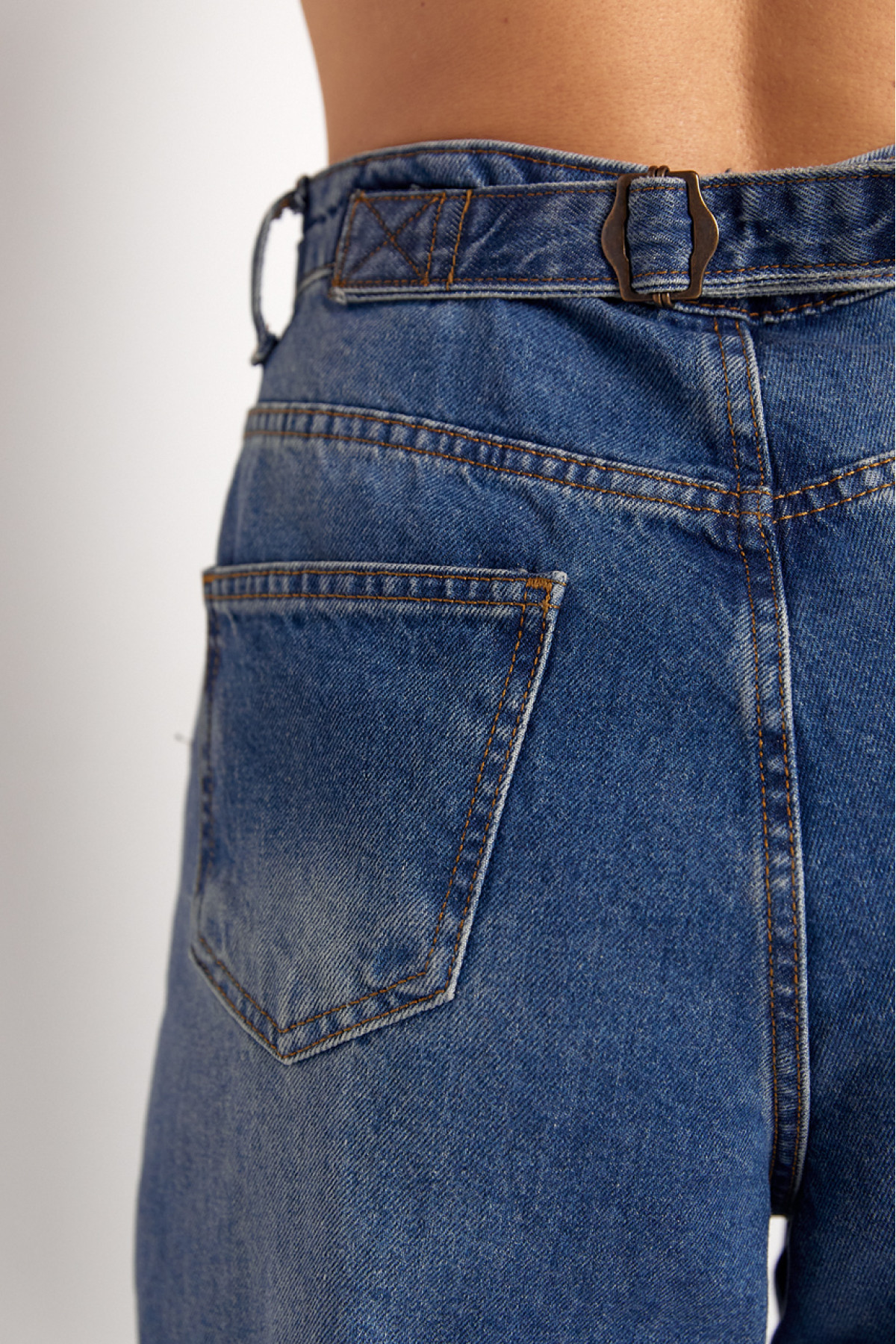 Жіночі жіночі джинси Skater з високою посадкою  синій колір