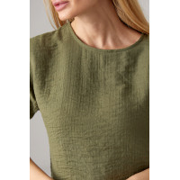 Літній костюм з брюками та футболкою  зелений колір