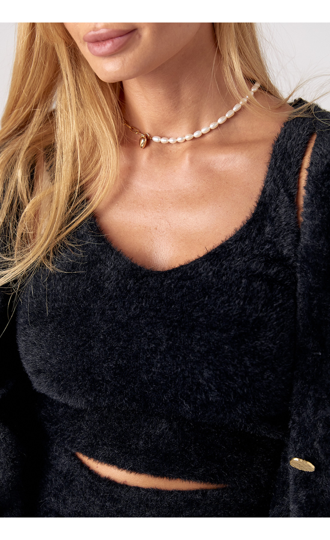 Жіночий костюмтрійка з альпаки  чорний колір