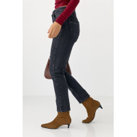 Жіночі жіночі джинси Mom Fit  чорний колір