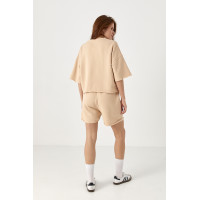 Спортивний костюм з принтом ichigan  кремовий колір