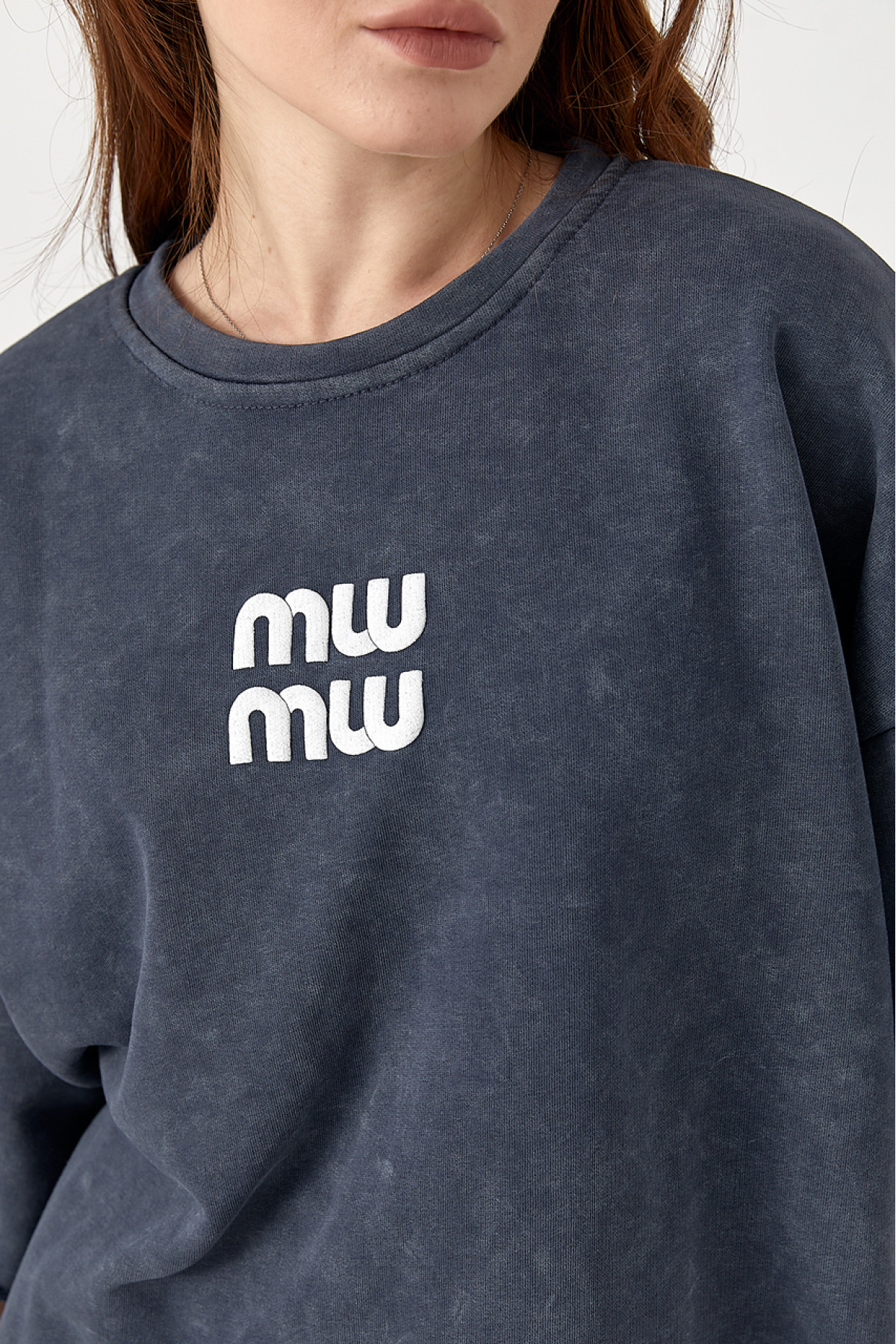 Спортивний костюм Miu Miu із шортами  темносірий колір