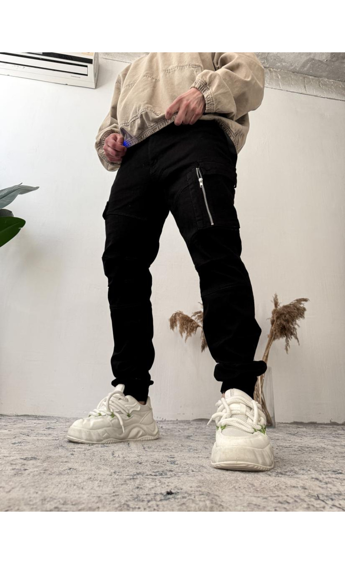 Джинси чоловічі джокери  чорного кольору