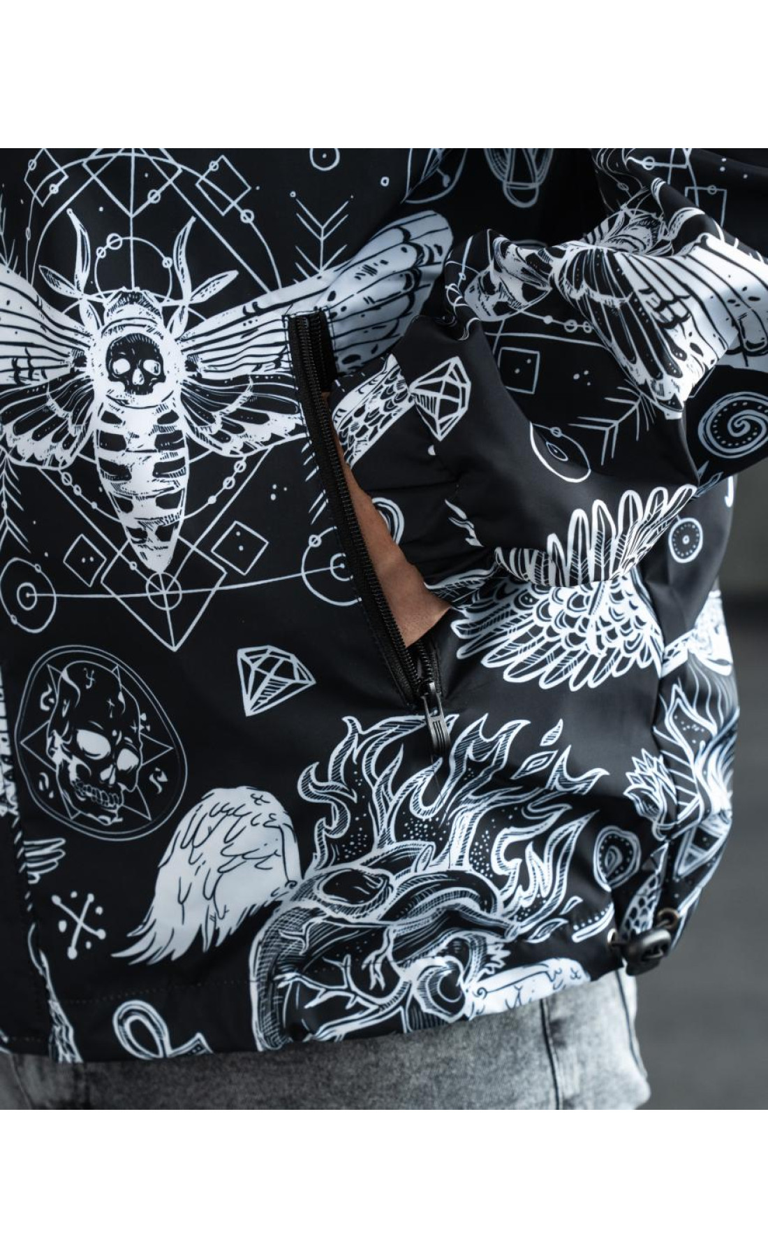 Вітрівка чоловіча вітро/вологозахисна на підкладці