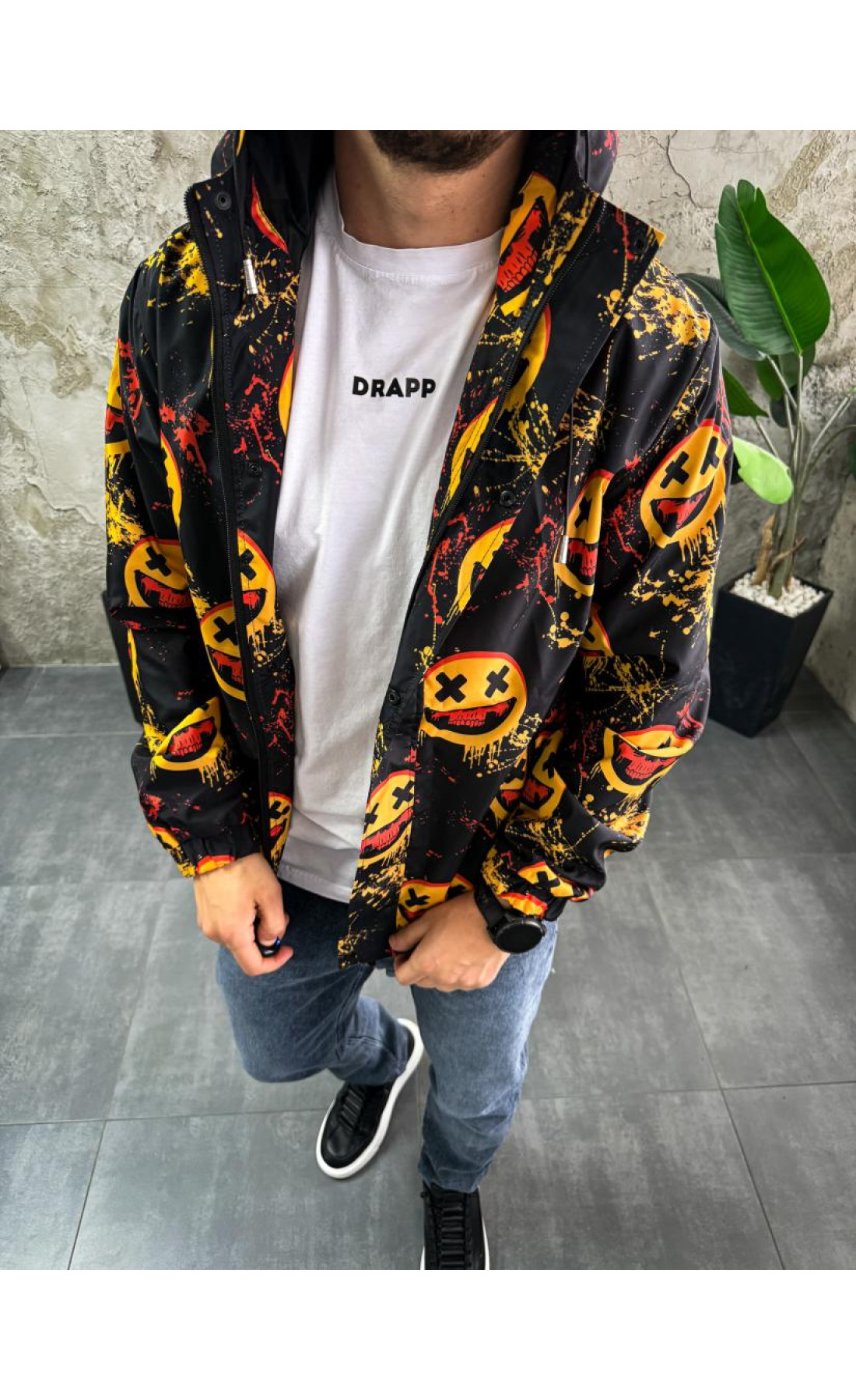 Вітрівка чоловіча вітро/вологозахисна на підкладці