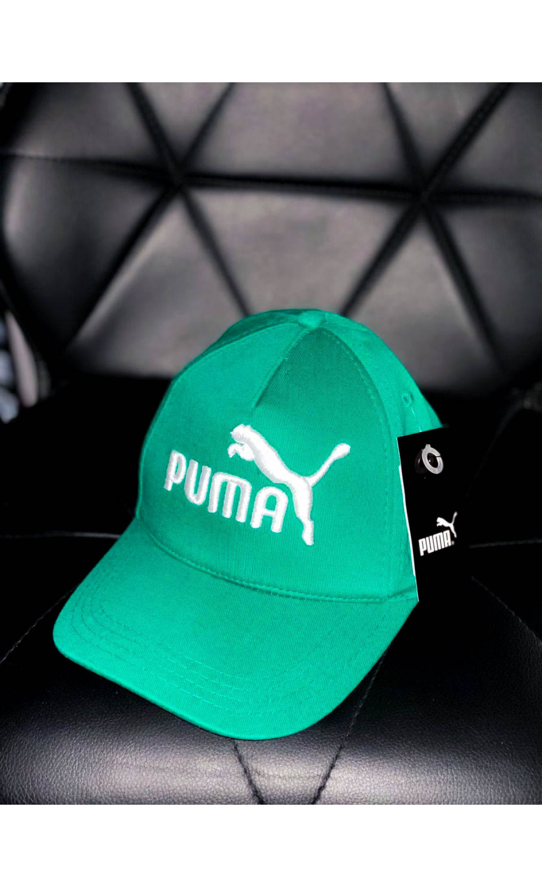 Бірюзова чоловіча кепка