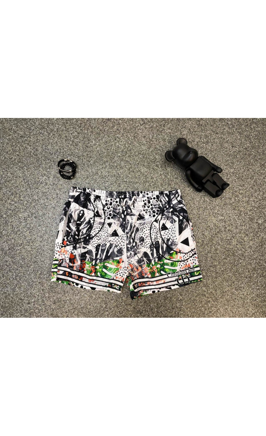 Білі чоловічі пляжні шорти