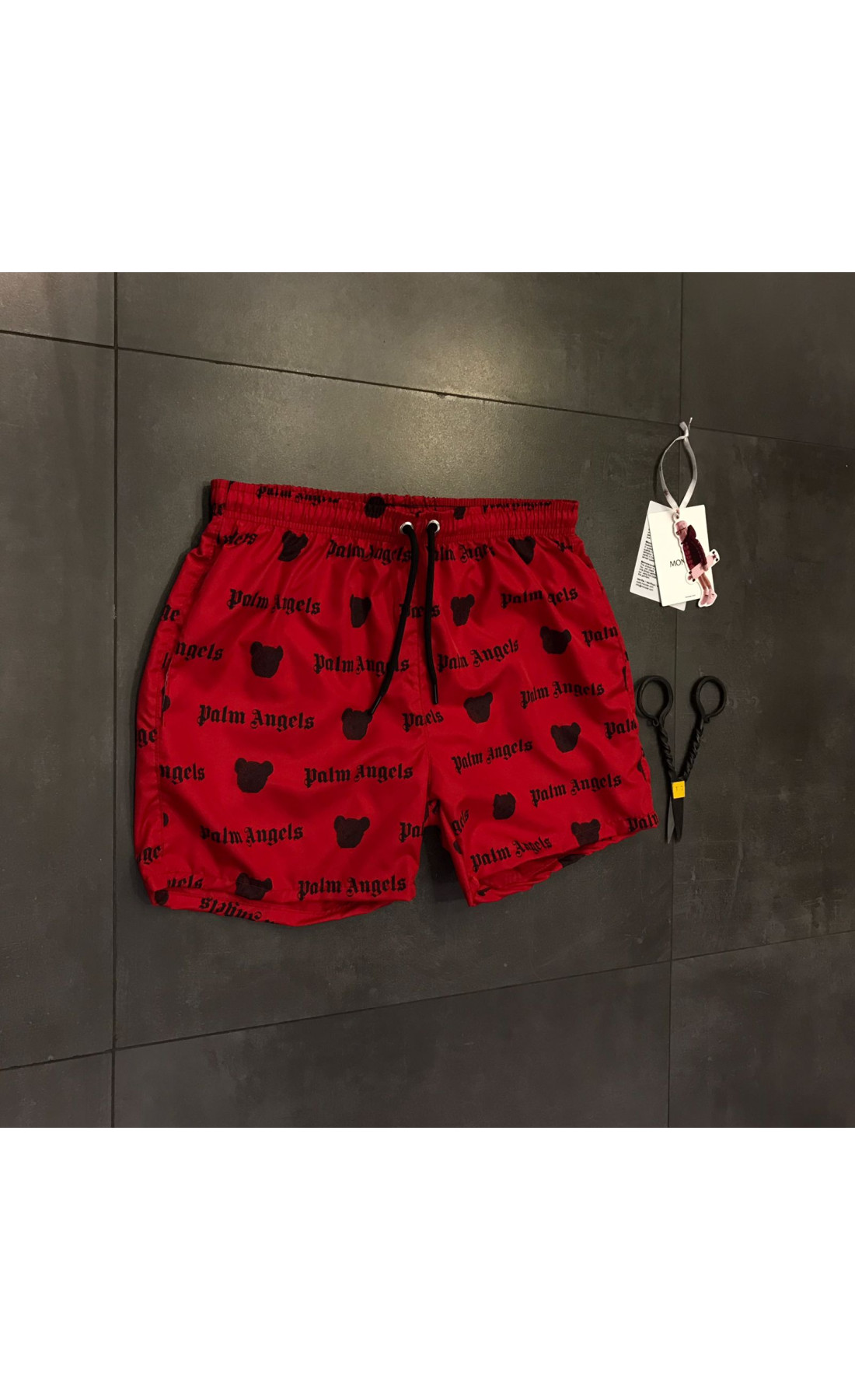 Червоні чоловічі пляжні шорти