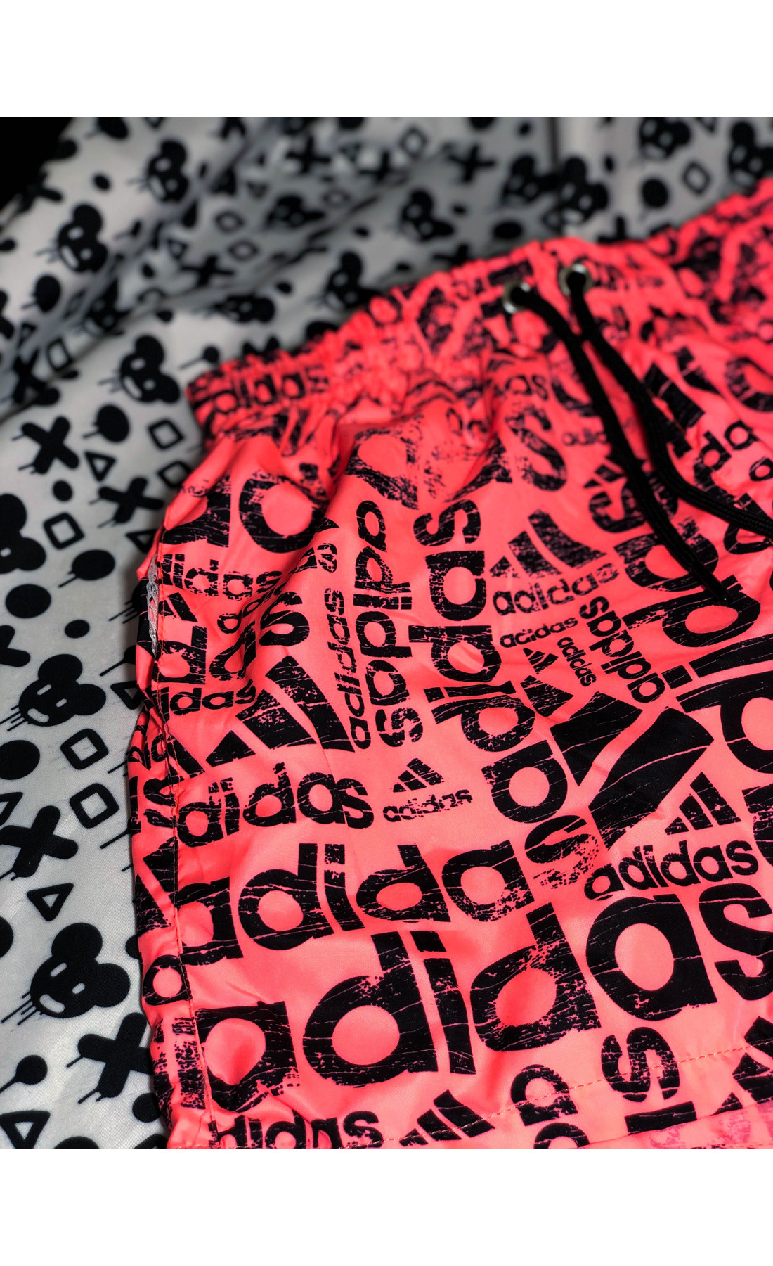 Рожеві чоловічі пляжні шорти