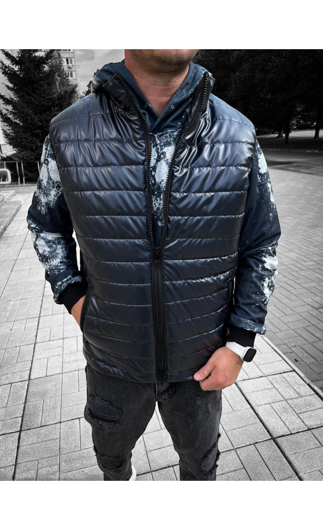 Жилет теплий чоловічий осінь зима весна