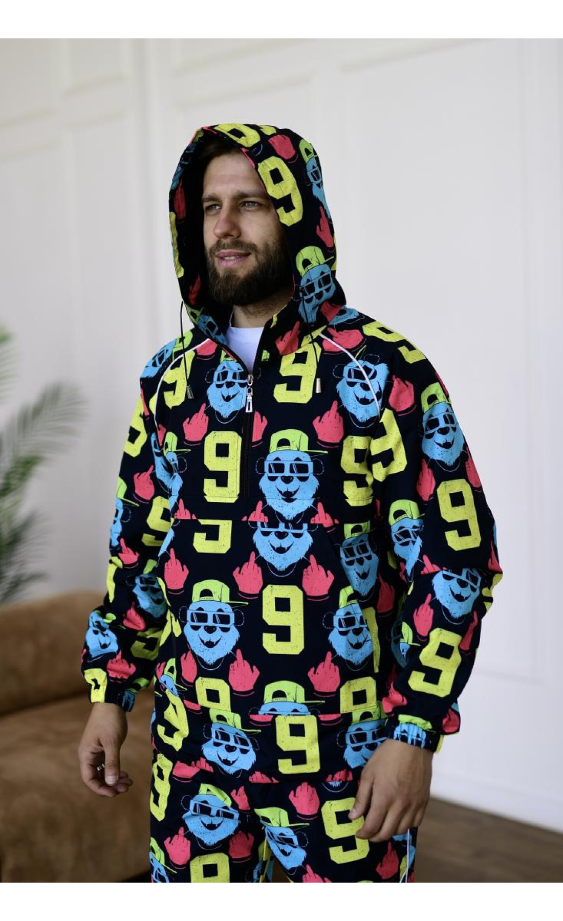 Спортивний костюм з плащівки (анорак + штани)