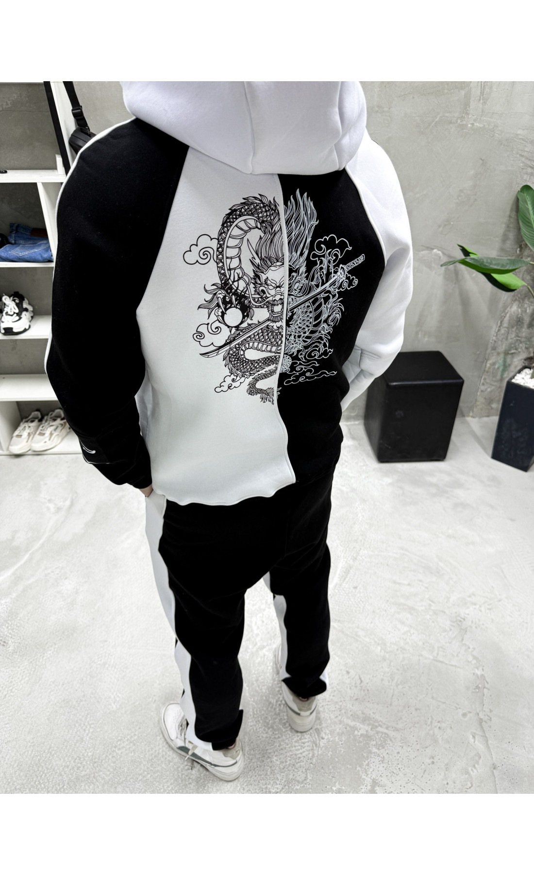 Спортивний костюм утеплений чоловічий стильний худі штани