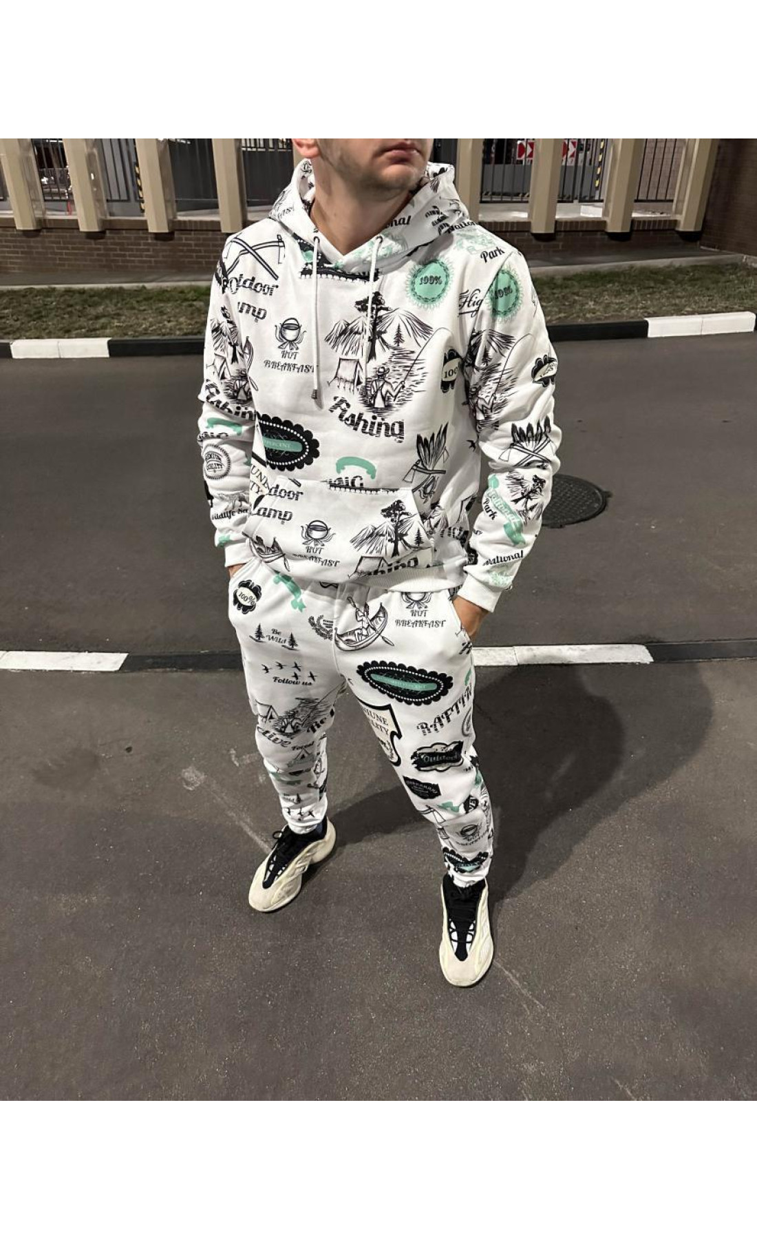 Теплий спортивний костюм худі+штани чоловічий