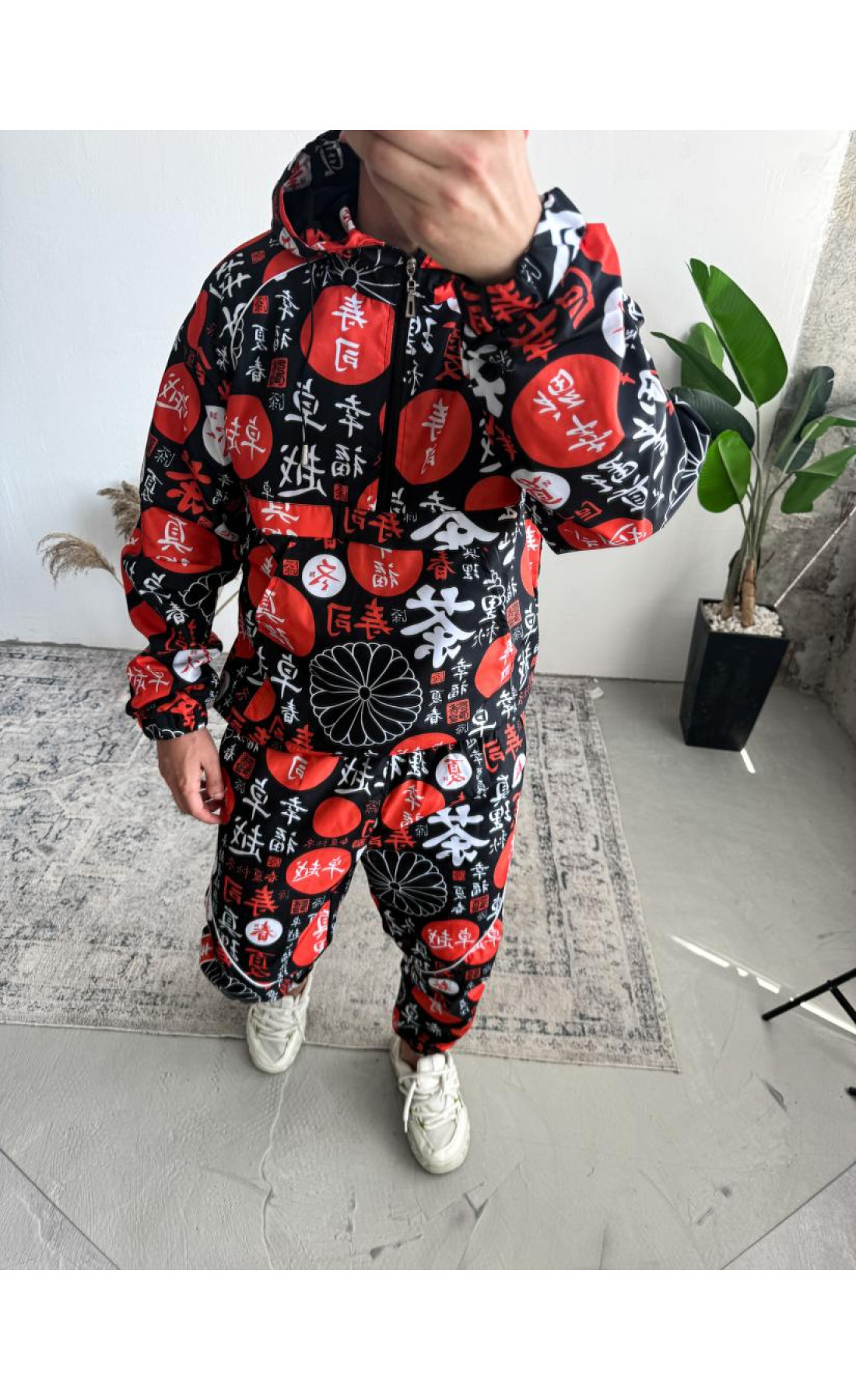 Спортивний костюм з плащівки (анорак + штани)