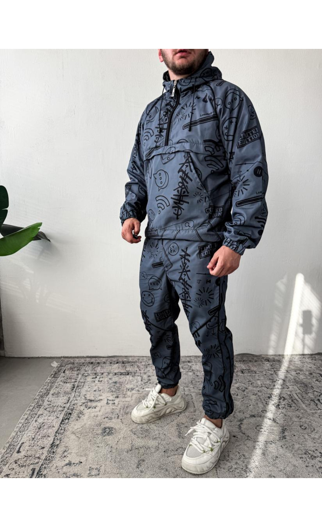 Спортивний костюм плащівка чоловічий анорак штани