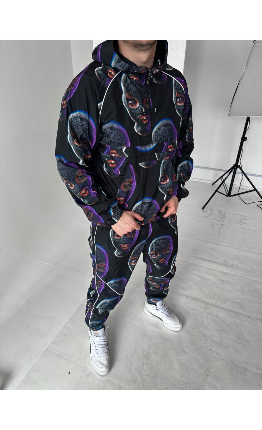 Принтований чоловічий спортивний костюм