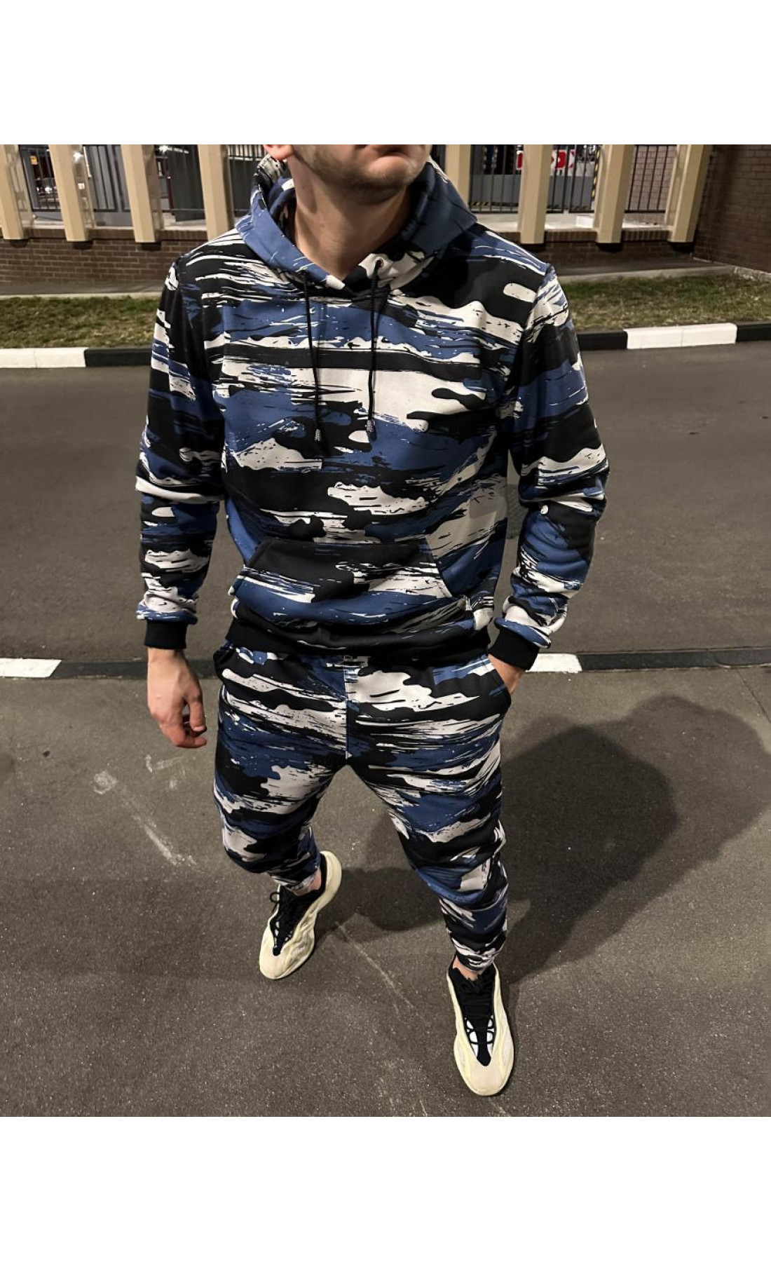 Теплий спортивний костюм худі+штани чоловічий