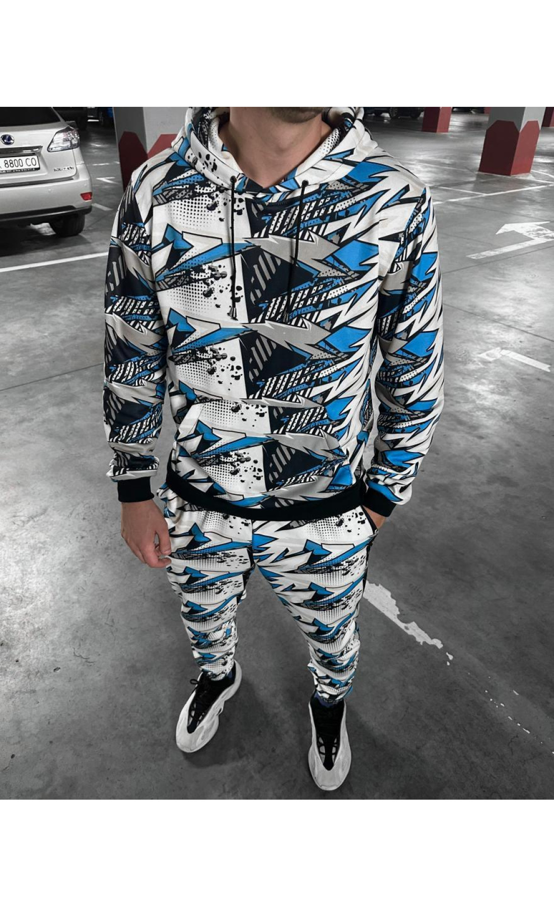 Теплий спортивний костюм худі+штани чоловічий