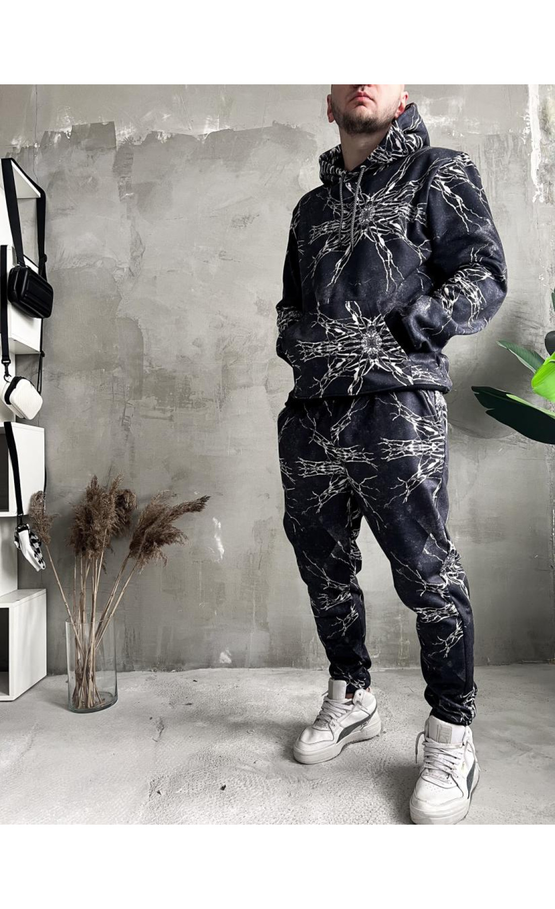 Теплий спортивний костюм худі+штани чоловічий