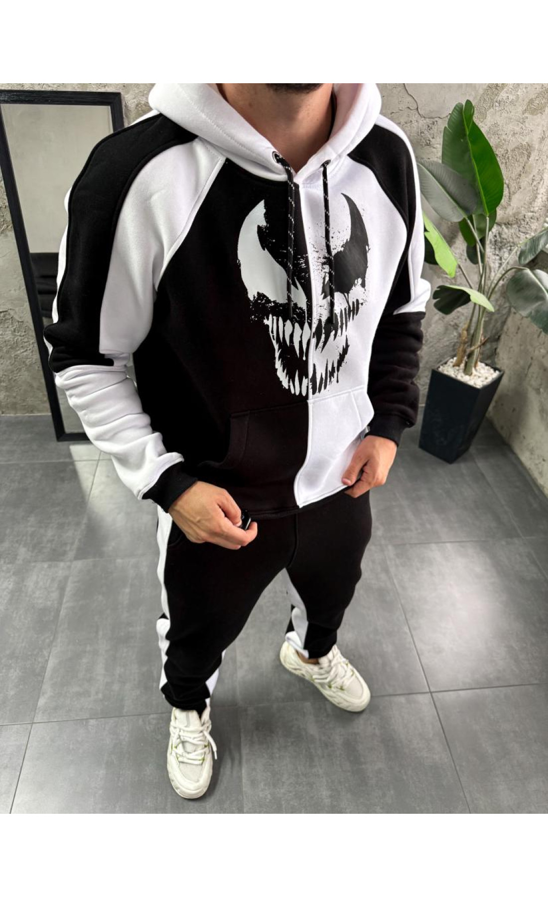 Теплий спортивний костюм худі+штани чоловічий