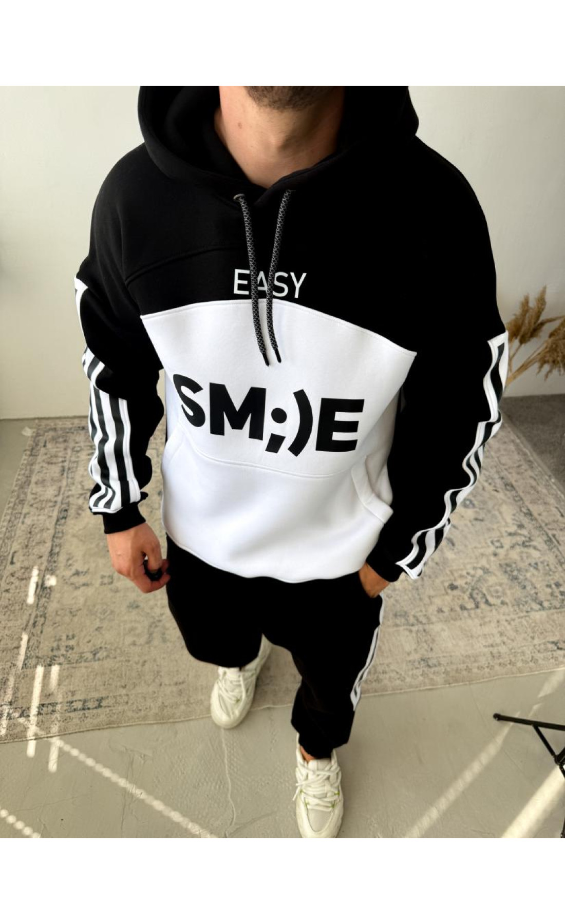 Теплий спортивний костюм худі+штани чоловічий