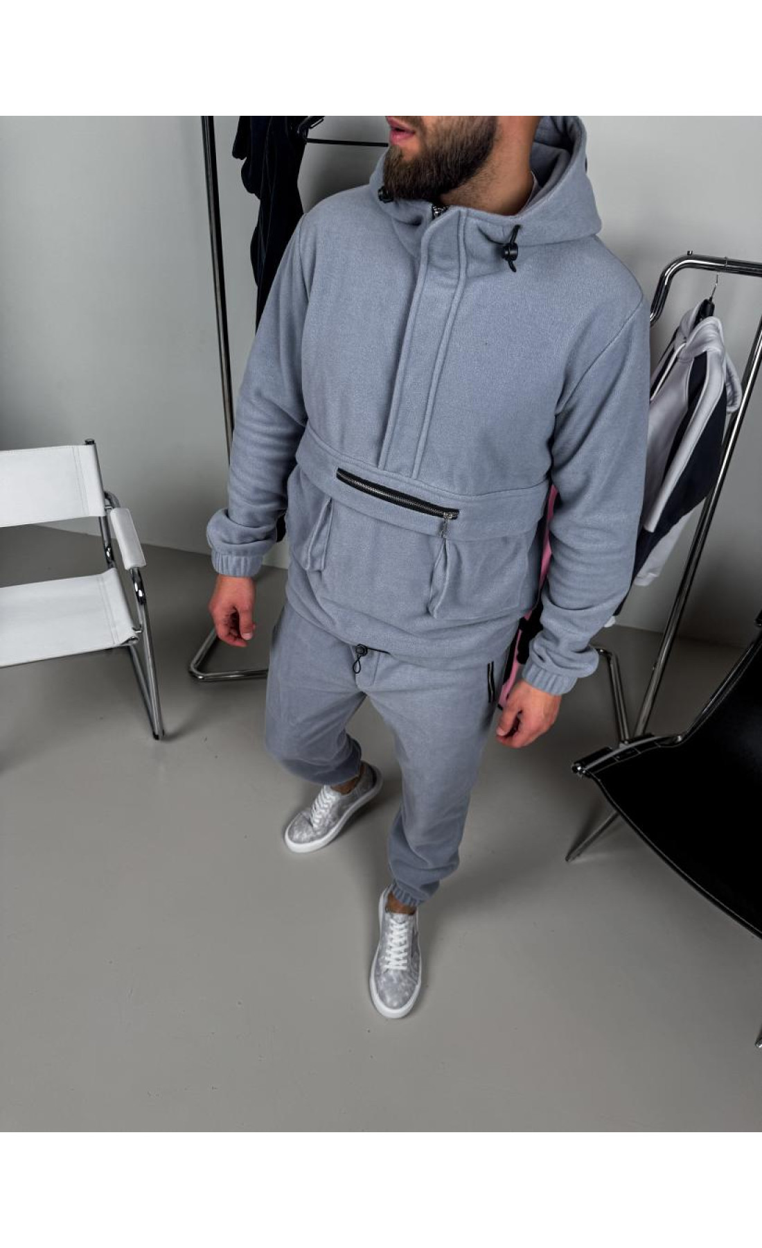 Спортивний костюм утеплений чоловічий флісовий