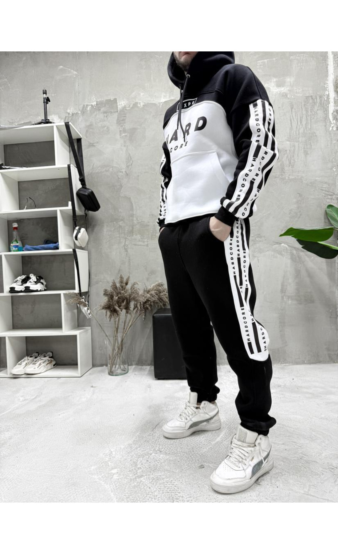 Спортивний костюм утеплений чоловічий худі штани на флісі