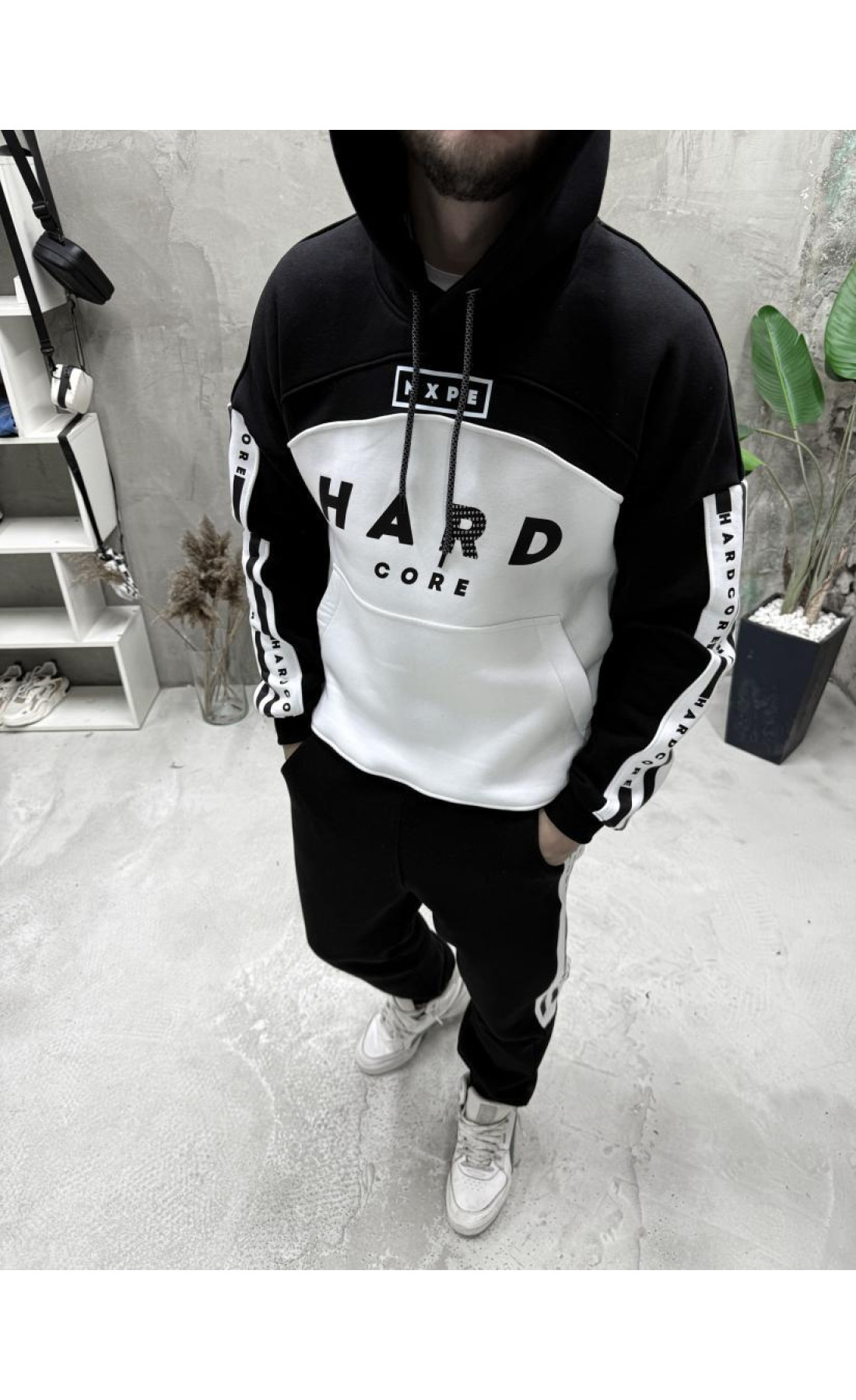 Спортивний костюм утеплений чоловічий худі штани на флісі