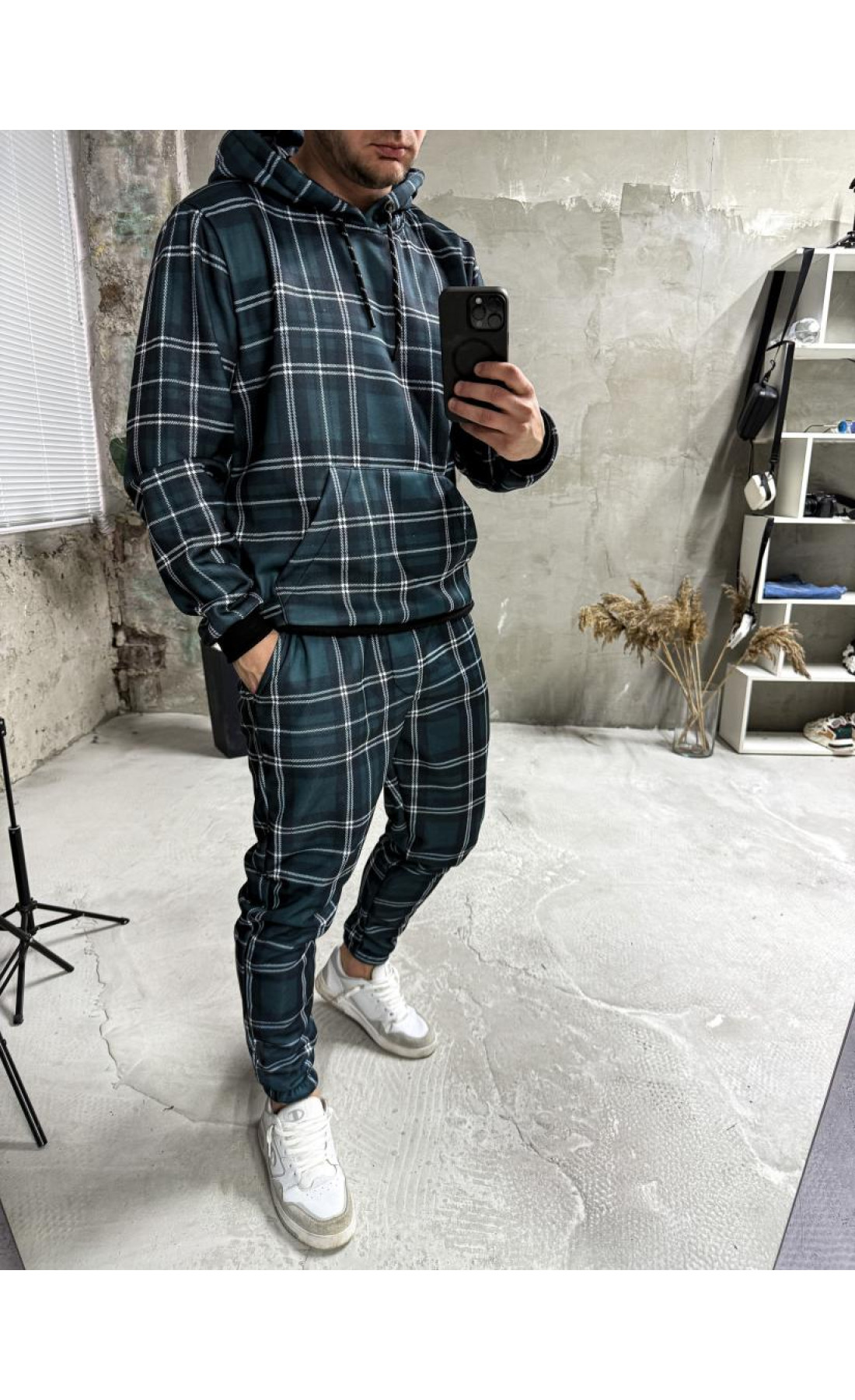 Костюм чоловічий утеплений худі штани фліс зимовий