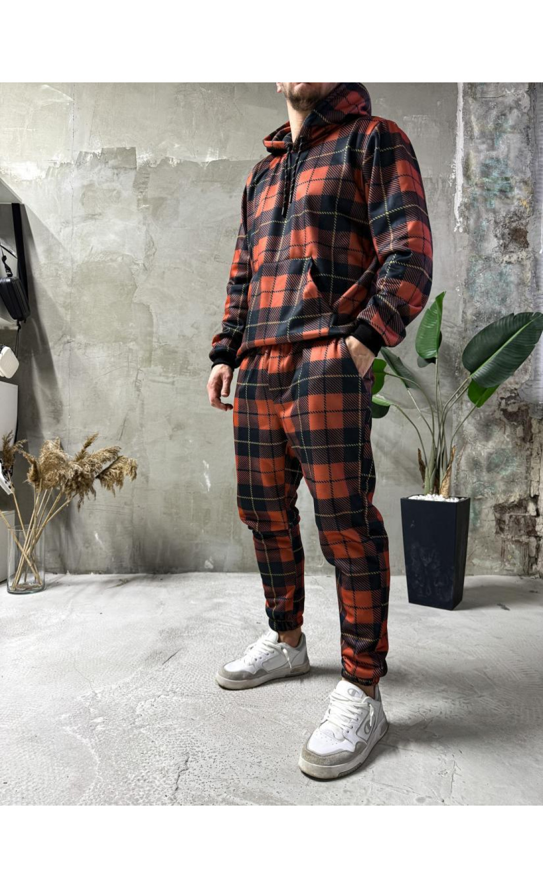 Костюм чоловічий утеплений худі штани фліс зимовий