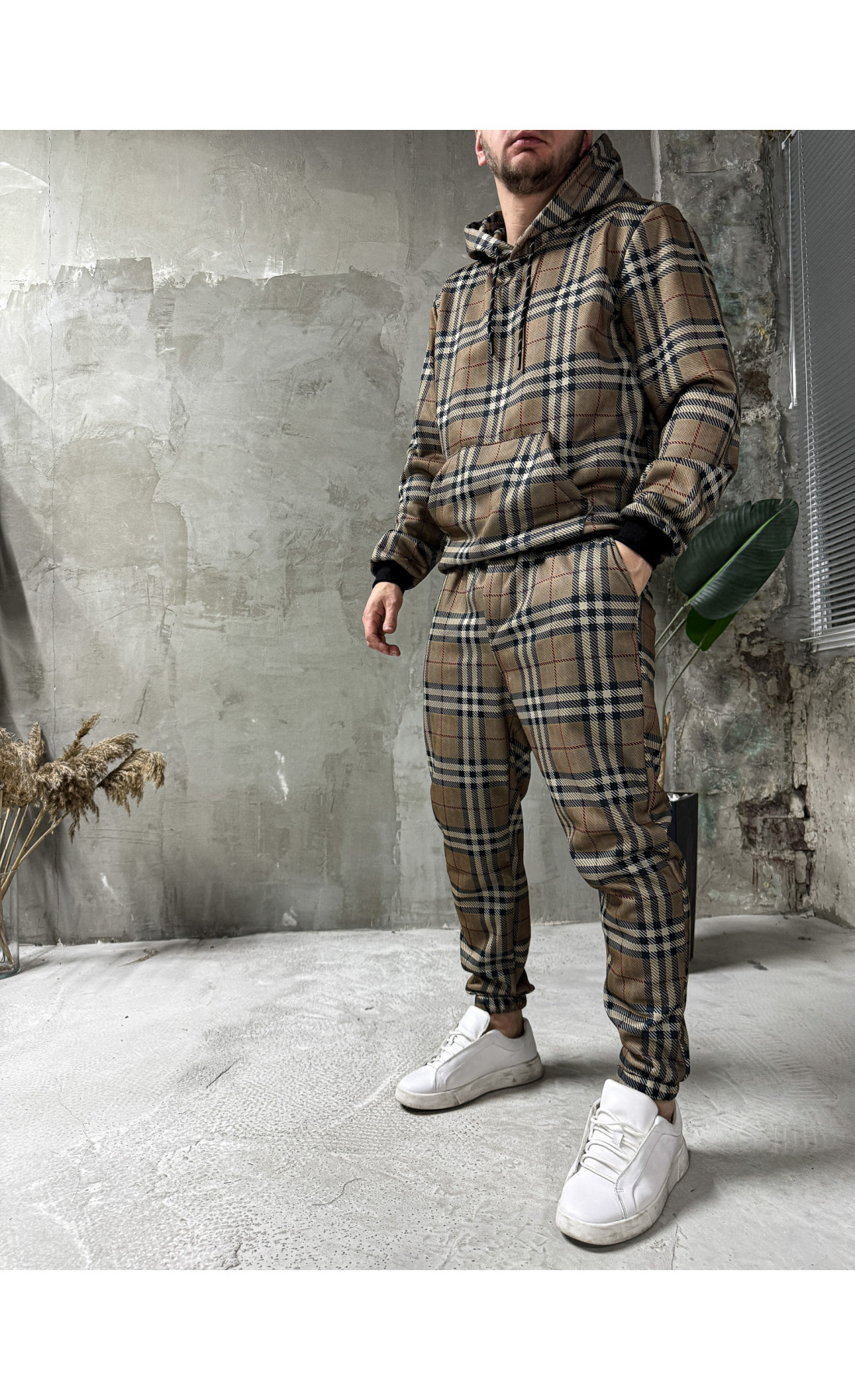 Костюм чоловічий утеплений худі штани фліс зимовий