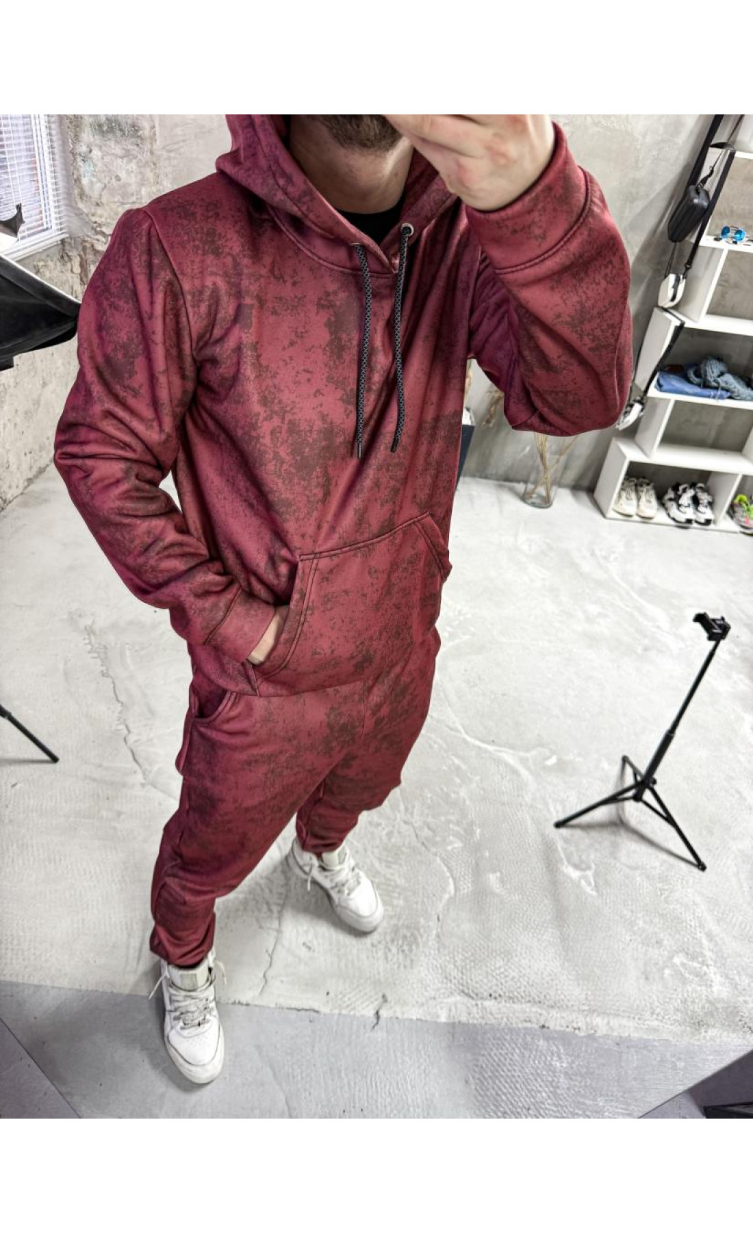 Спортивний костюм утеплений чоловічий худі штани на флісі