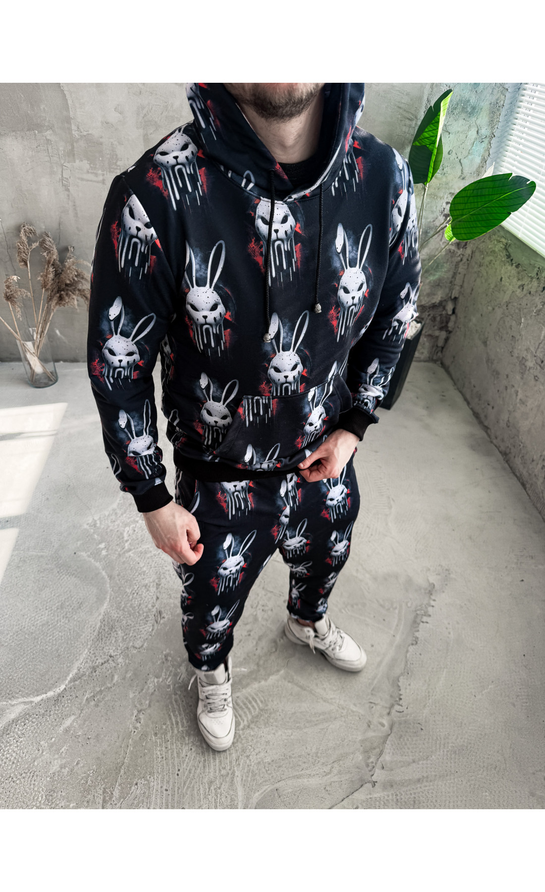 Костюм не утеплений худі штани чоловічий