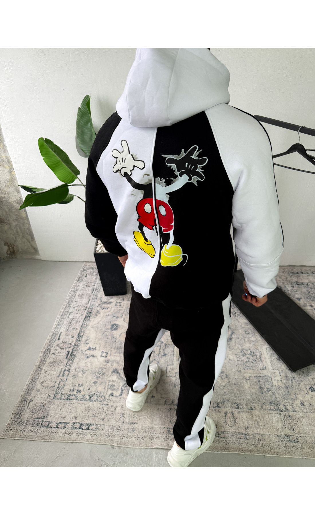 Спортивний костюм утеплений дтф з принтом туреччина