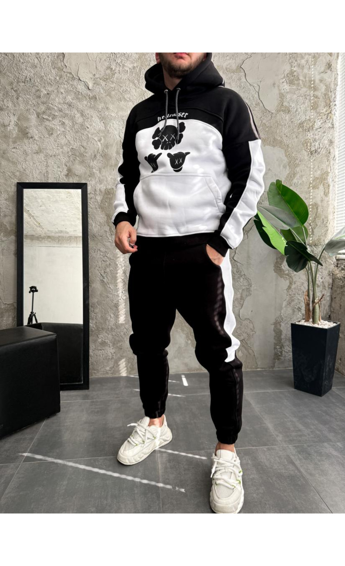 Спортивний костюм утеплений дтф на флісі худі штани