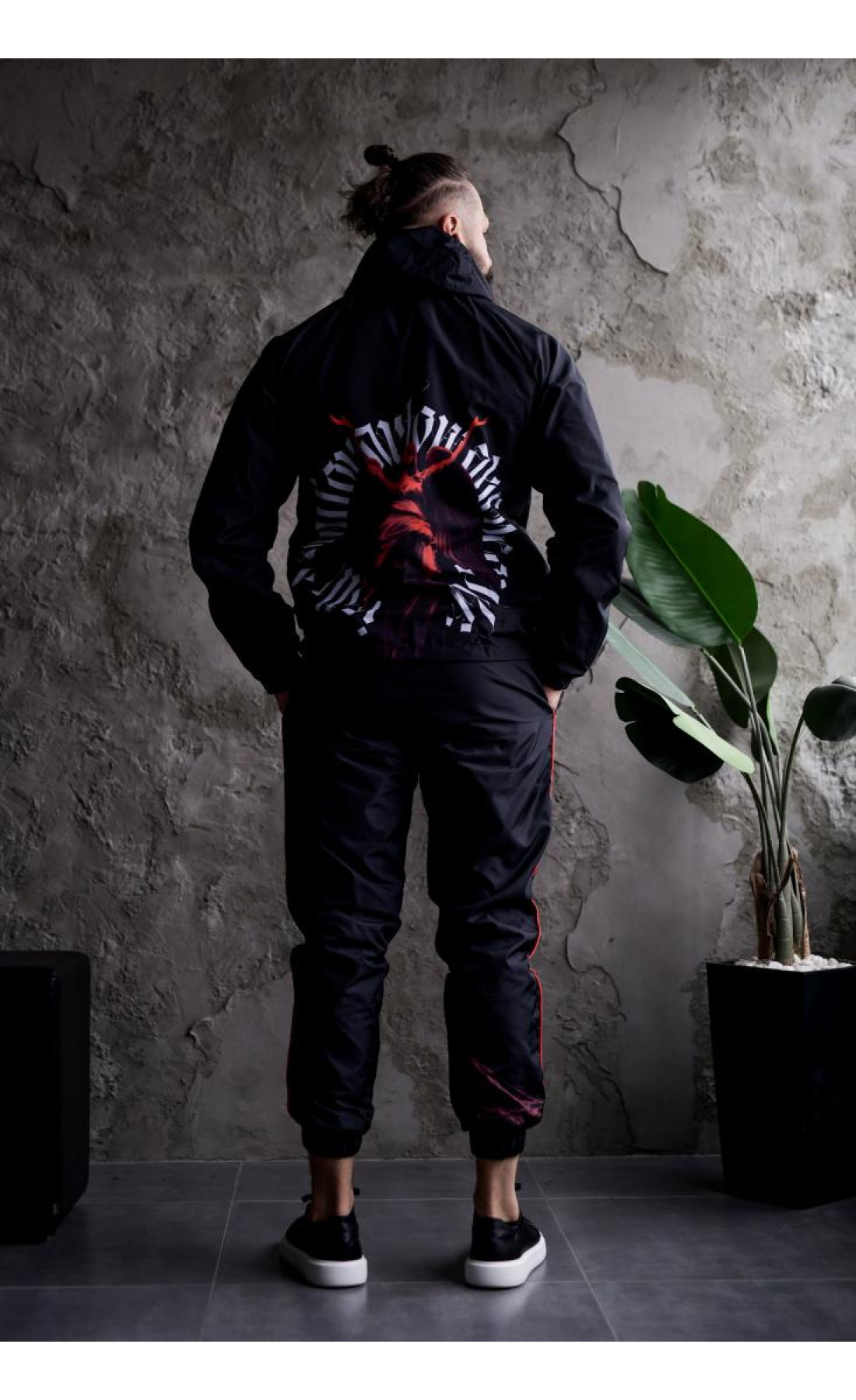 Костюм анорак джогери чоловічий стильний вітрозахисний одяг україна плащівка