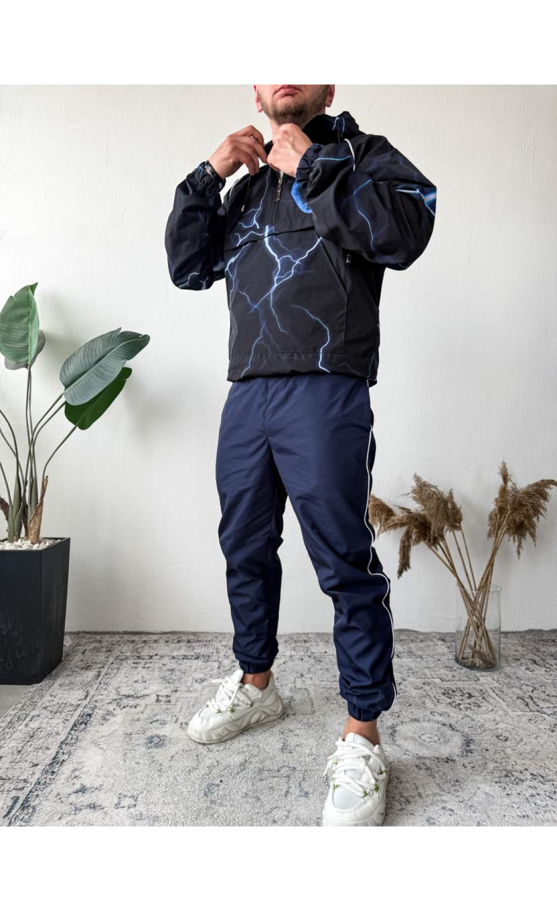 Чоловічий костюм з плащівки вітрозахисний