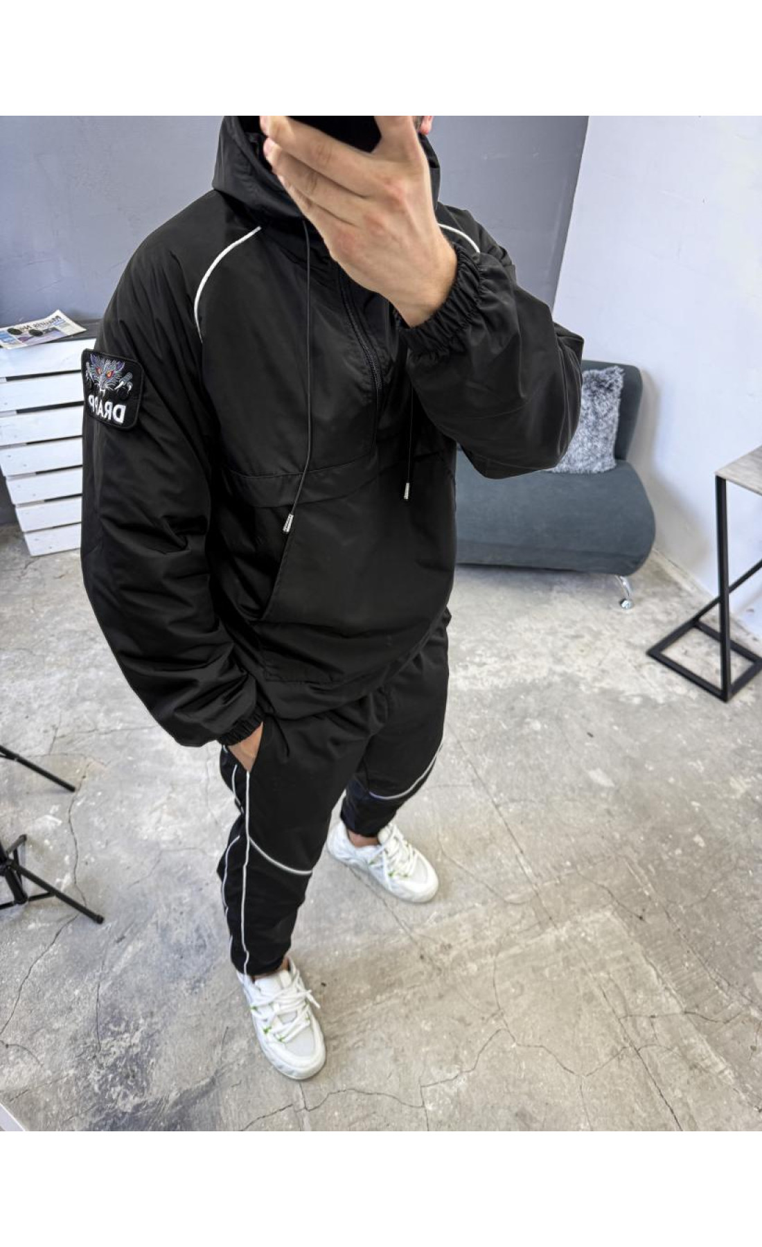 Спортивний костюм чоловічий стильний однотонний осінь