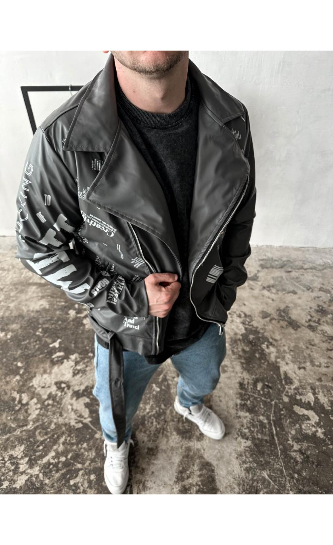 Шкіряна куртка (косуха) чоловіча