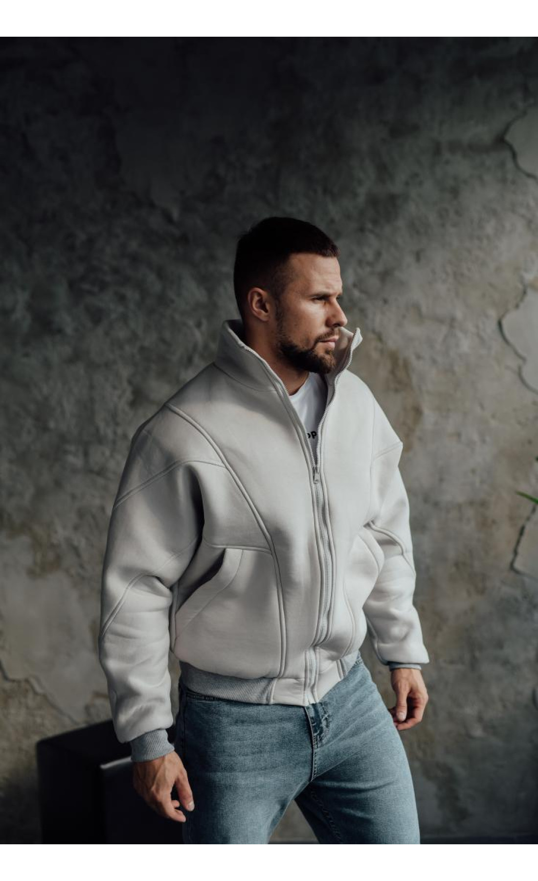 Бомбер чоловічий осінь весна утеплений