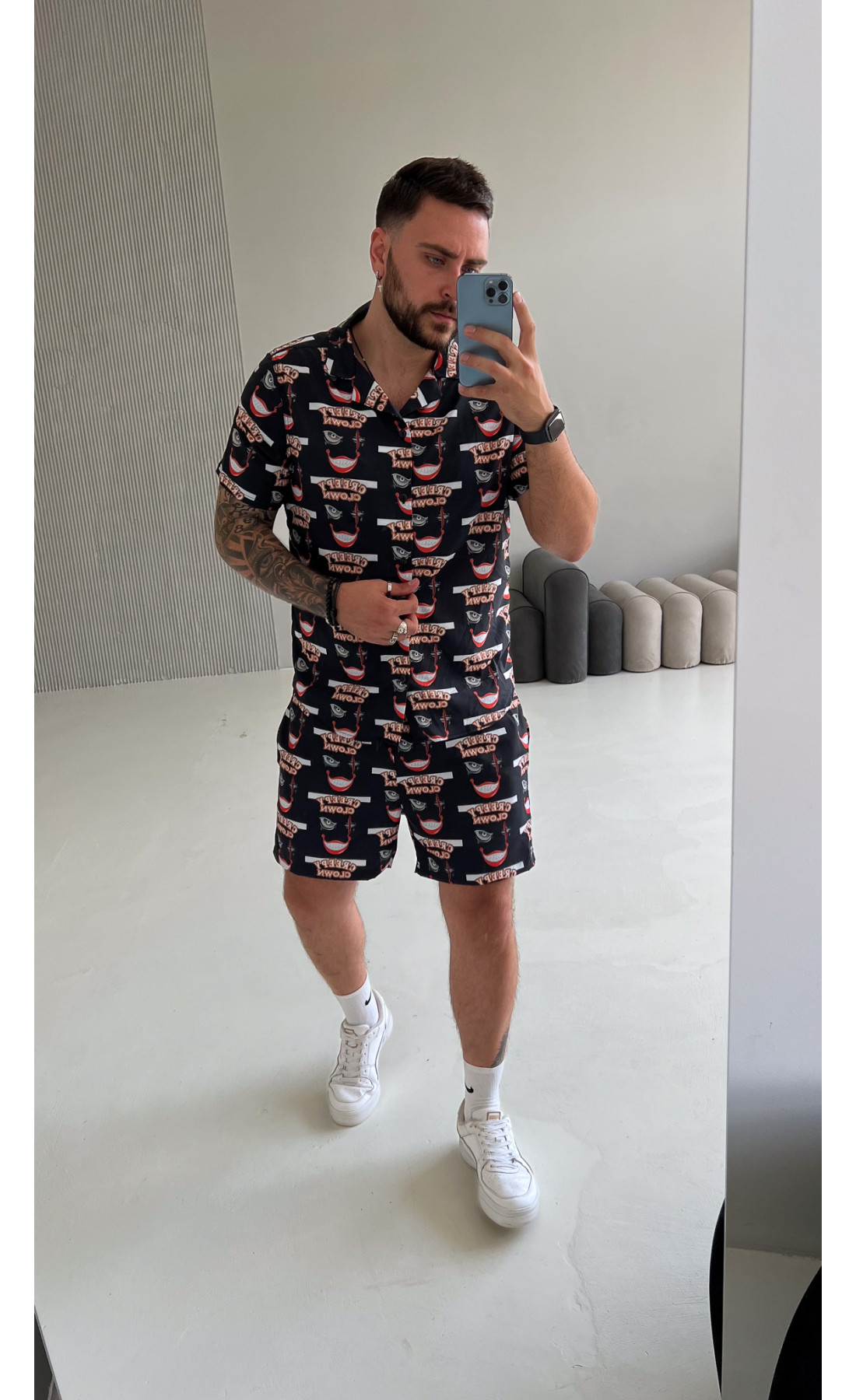 Пляжний костюм чоловічий літо шорти сорочка