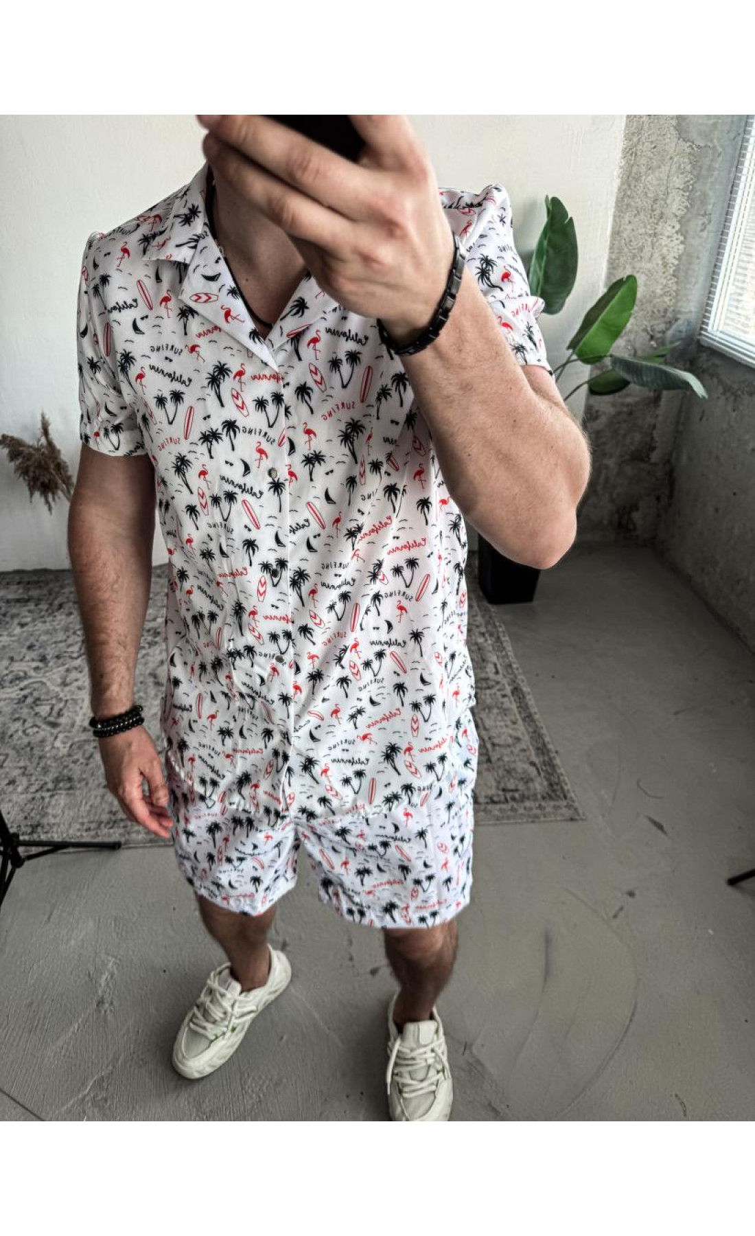 Пляжний костюм сорочка шорти літо пляж море