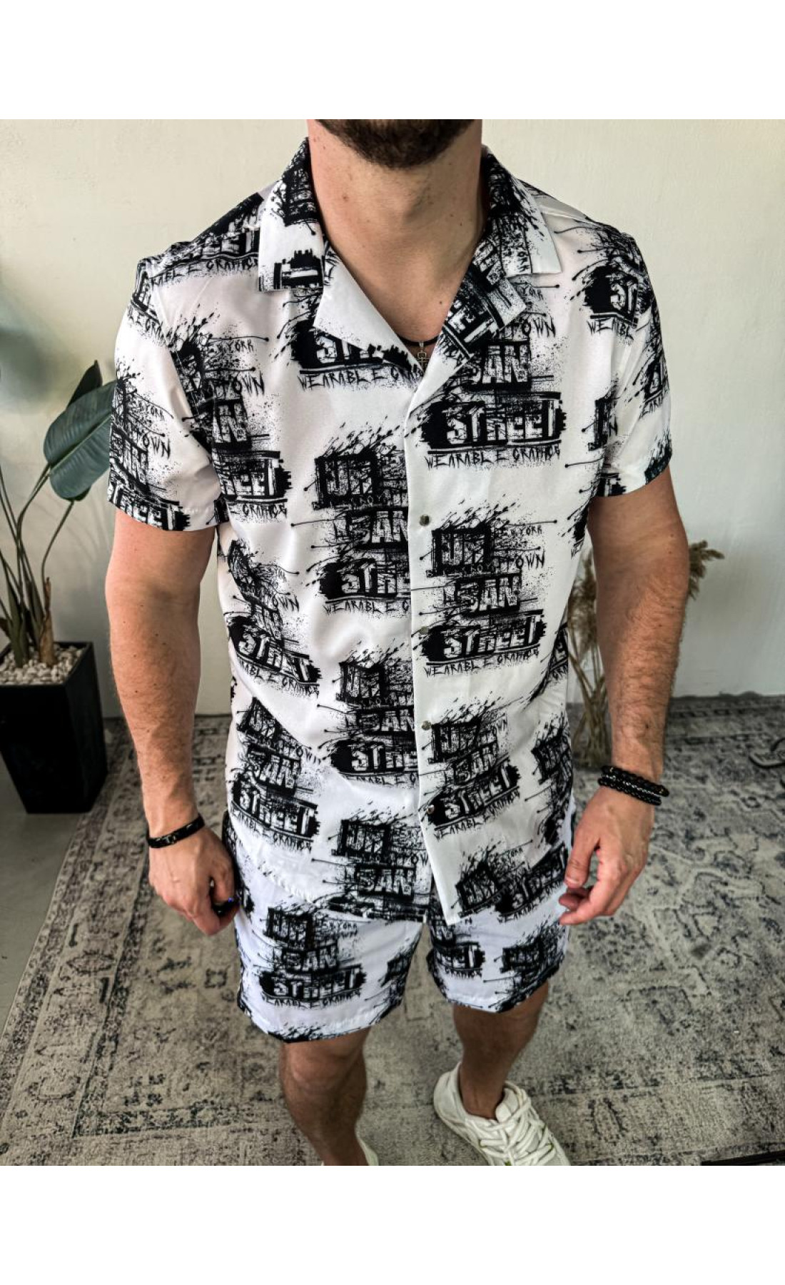 Пляжний костюм сорочка шорти літо пляж море