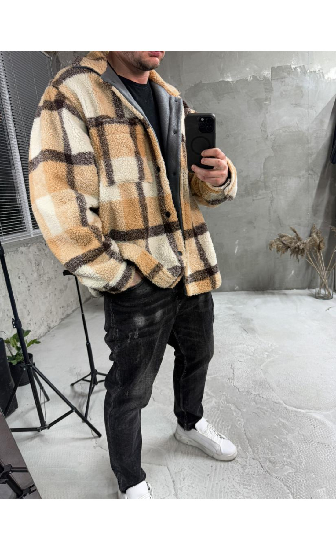 Сорочка утеплена зимова чоловіча на підкладці